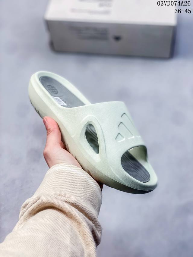 Adidas 阿迪达斯 男女鞋原数据楦型工程力学开发 超轻耐磨md发泡一体成形鞋模阿迪达斯adidas Adicane Slide Sandals Bone 凯