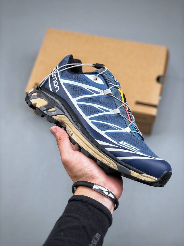 Salomon Xt6-Quest Adv 萨洛蒙情侣款户外机能鞋 解构经典户外产品 将初代xt 系列越野鞋面与重装徒步quset 4D中底融合呈现全新产品 鞋
