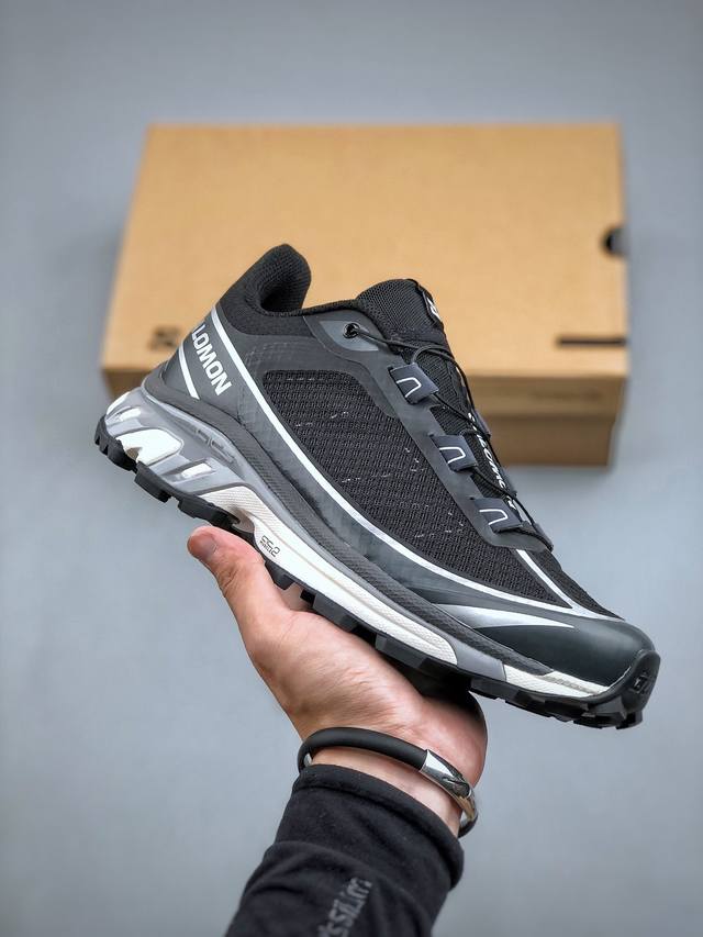 Salomon Xt-6Quest Adv ”Beige“ 萨洛蒙 探索者系列户外越野跑鞋 417426 28 #鞋面采用sensifit贴合技术 全方位贴合包