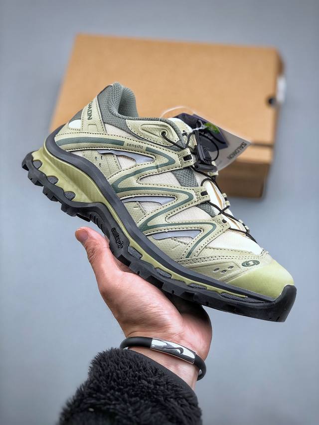Salomon Xt-Quest Adv Beige 萨洛蒙 探索者系列户外越野跑鞋 417590-32 #鞋面采用sensifit贴合技术 全方位贴合包裹脚型