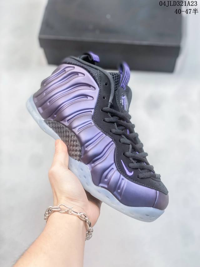 Nike耐克男鞋foamposite One紫喷茄子喷黑紫运动篮球鞋fn5212-001 尺码：40-47半 编码：04Jld321A23