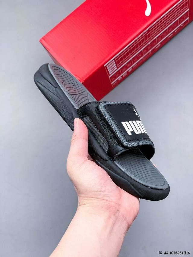 彪马puma 2021夏季新款魔术贴软底户外休闲拖鞋 0 8284H16
