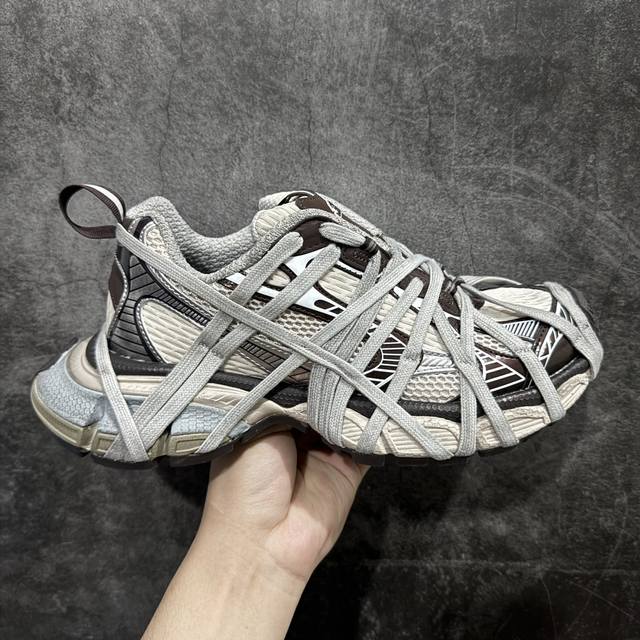 I8纯原版本 巴黎世家 户外概念鞋 Balenciaga Sneaker Tess 十代b款 绑带 独家纯原版本 细节精准对位官方 私模组合大底 原装大盒 从里