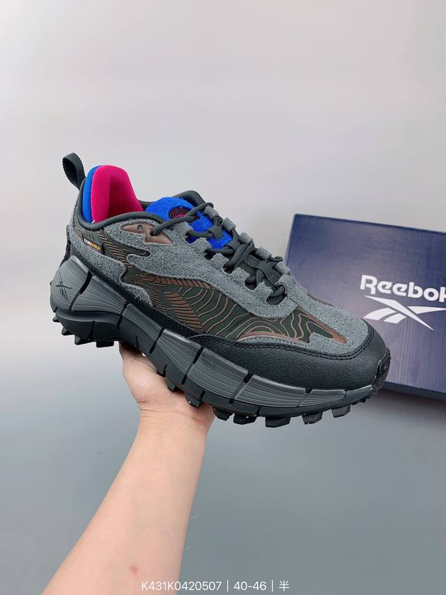 Reebok锐步 Zig Kinetica 2.5 Edge 新款跑步鞋 真标原盒 原底原面 Size：如图 编码：K43 420507