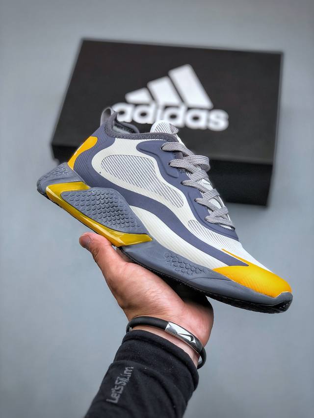 Adidas Alphabounce + 阿尔法新款休闲跑步鞋 Cg3365 尺码：39-45 带半码