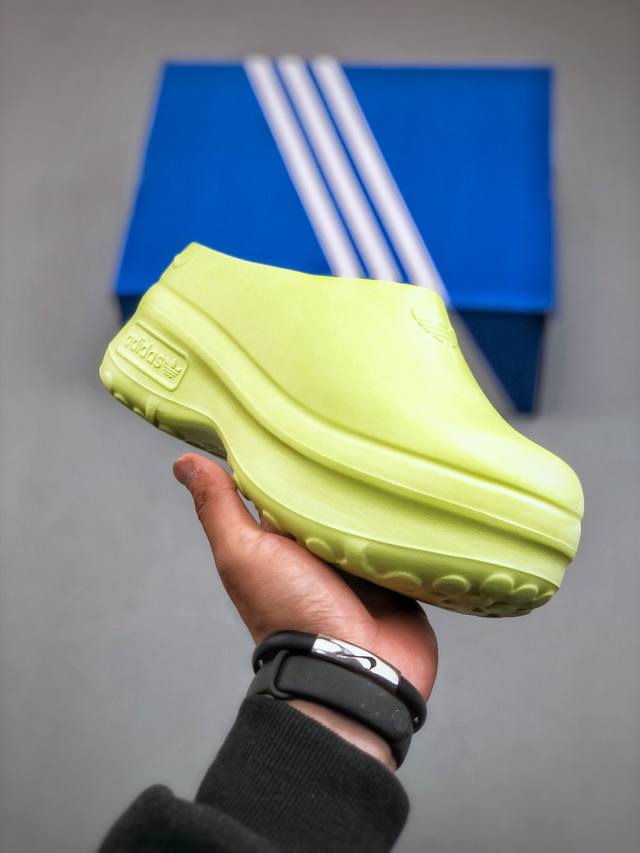 Adidas Adifom Stan Smith Platform Mule Ie7050阿迪应季新品穆勒厨师拖 #轻松脚感 一穿即走 这款拖鞋旨在致敬经典的s