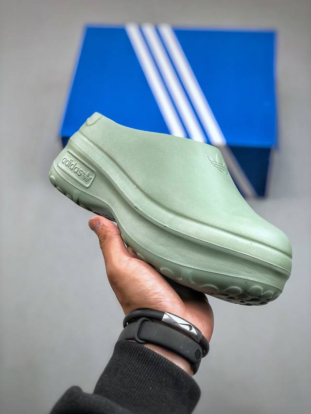 Adidas Adifom Stan Smith Platform Mule Ie7053 阿迪应季新品穆勒厨师拖 #轻松脚感 一穿即走 这款拖鞋旨在致敬经典的