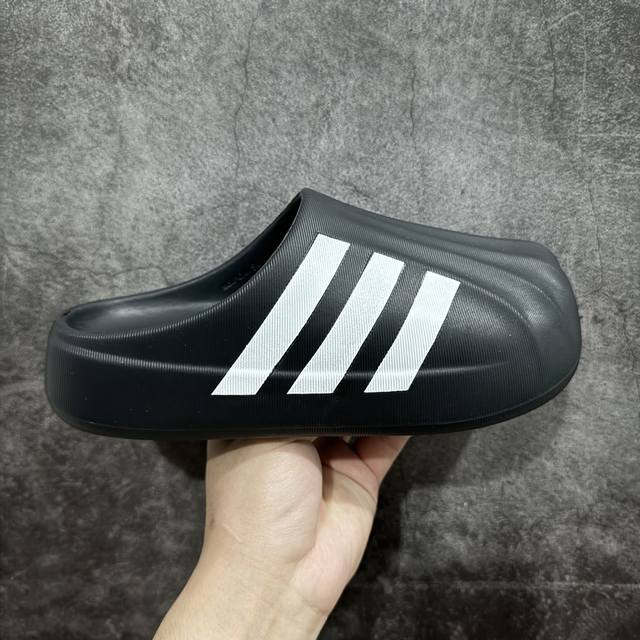 Dt版 Adidas Originals Adif Om Superstar Mule 黑白色 网红爆款鸭掌半拖鞋 注意区别市场版本 原鞋开模打造 1：1制作