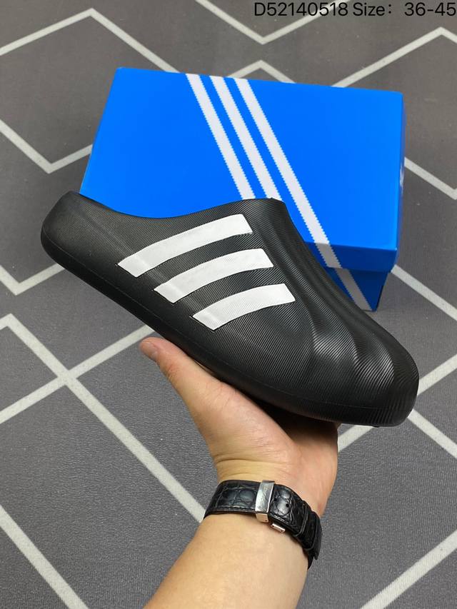 Adidas Originals Adifom Superstar Mule 阿迪今夏爆款包头鸭鸭拖鞋 得物小红书网红达人明星同款 今夏爆款 官方货号: Ig8