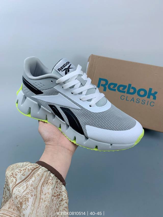 锐步 Reebok Zig Kinetica 4全新联名限量 缓震休闲运动跑鞋。 Size：如图 编码：K310K0810514