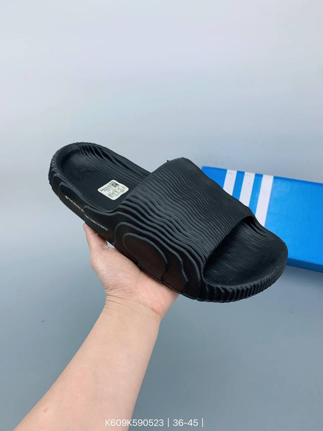 三叶草椰子拖鞋originals Adilette增高沙滩鞋 Size：如图 编码：K609K590523