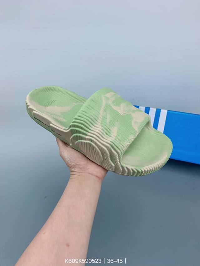 三叶草椰子拖鞋originals Adilette增高沙滩鞋 Size：如图 编码：K609K590523